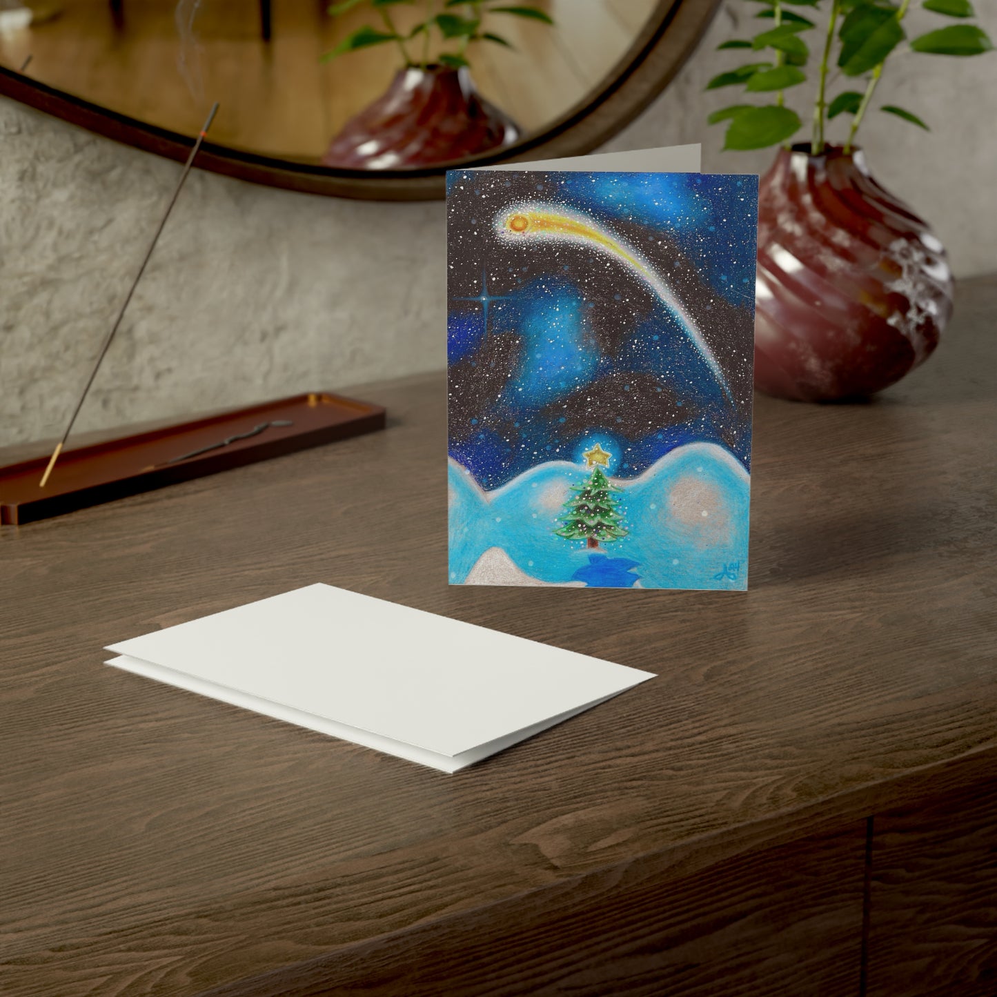 "Silent Night" Christmas Cards