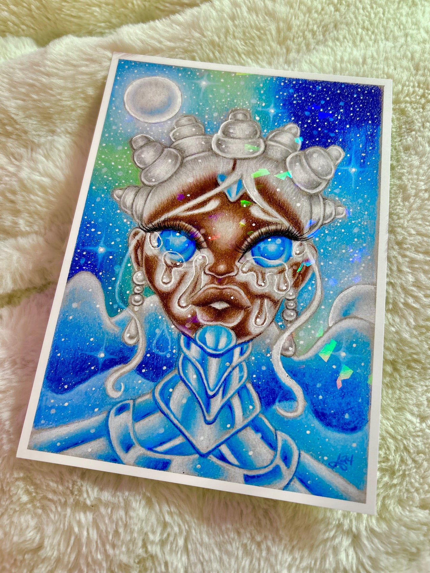 *“Yewa’s Cry” Limited HoloSparkle Art Print