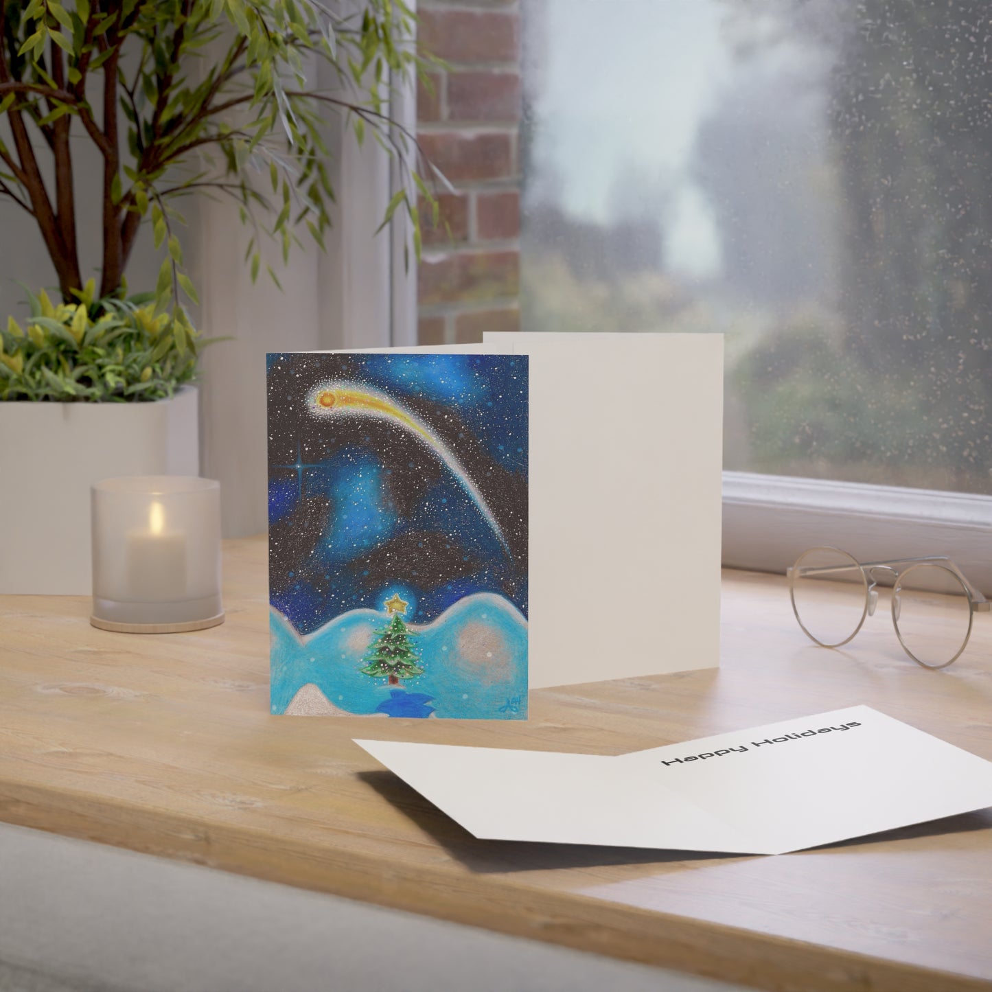 "Silent Night" Christmas Cards