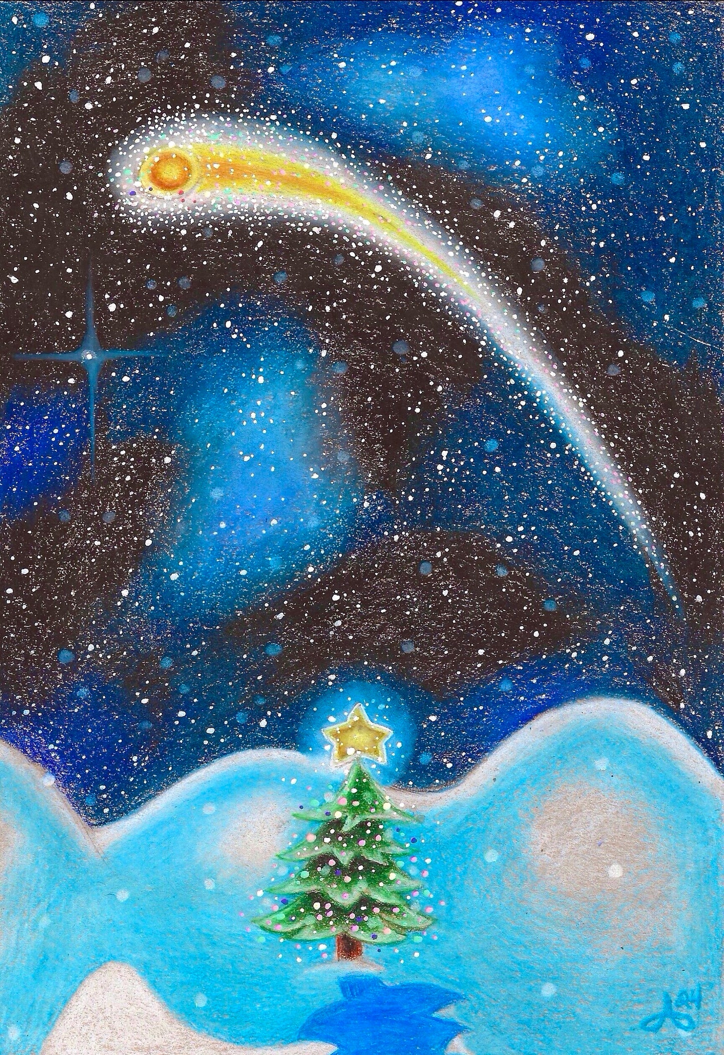 "Silent Night" Christmas Cards