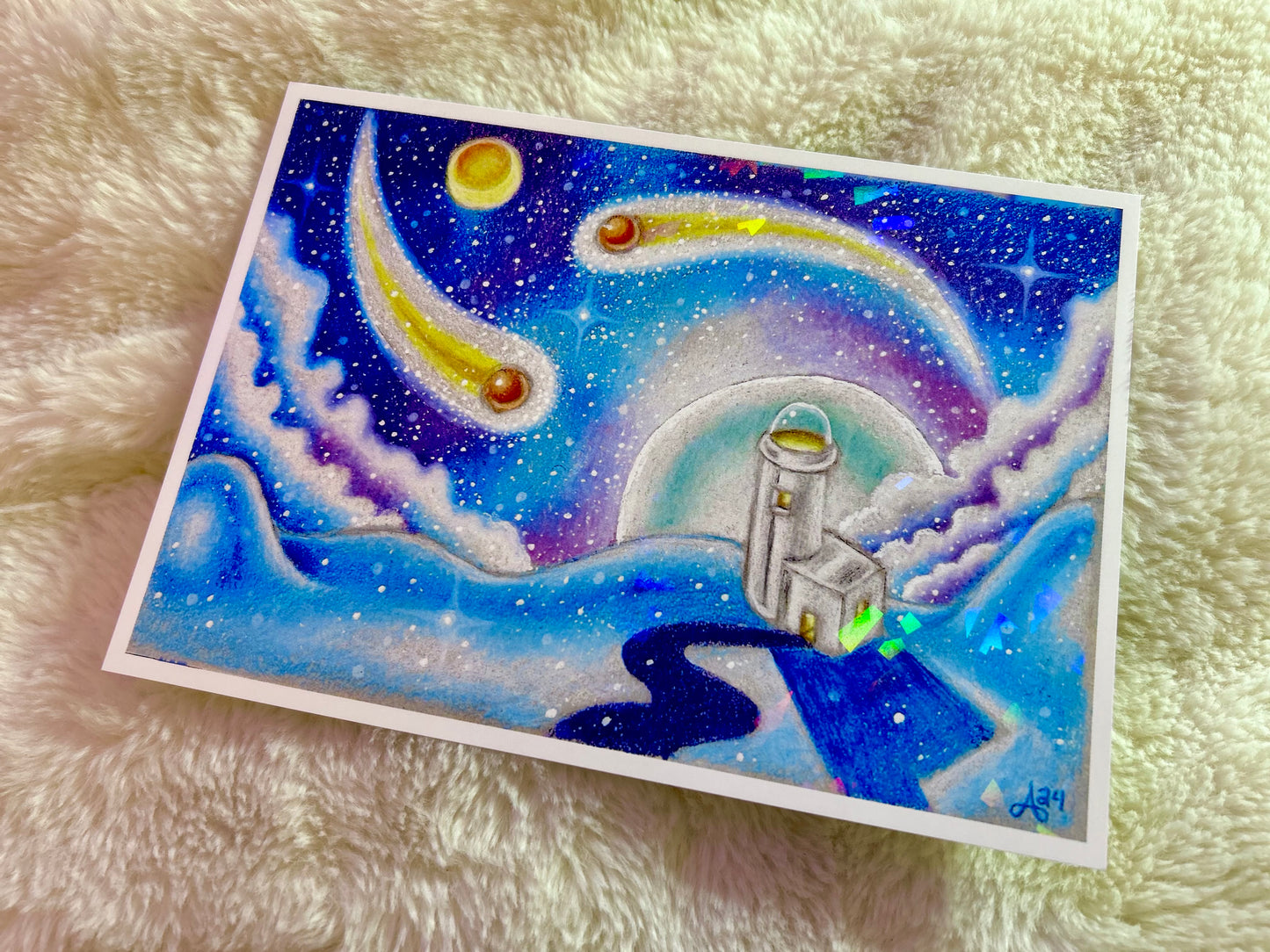 *“Star Gaze” Limited Edition HoloSparkle Art Print