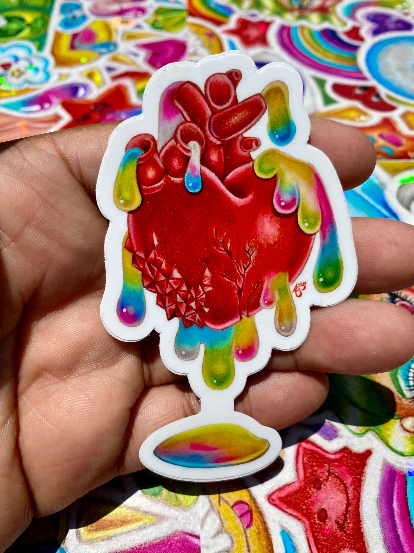 “The Artist’s Heart” Vinyl Art Sticker