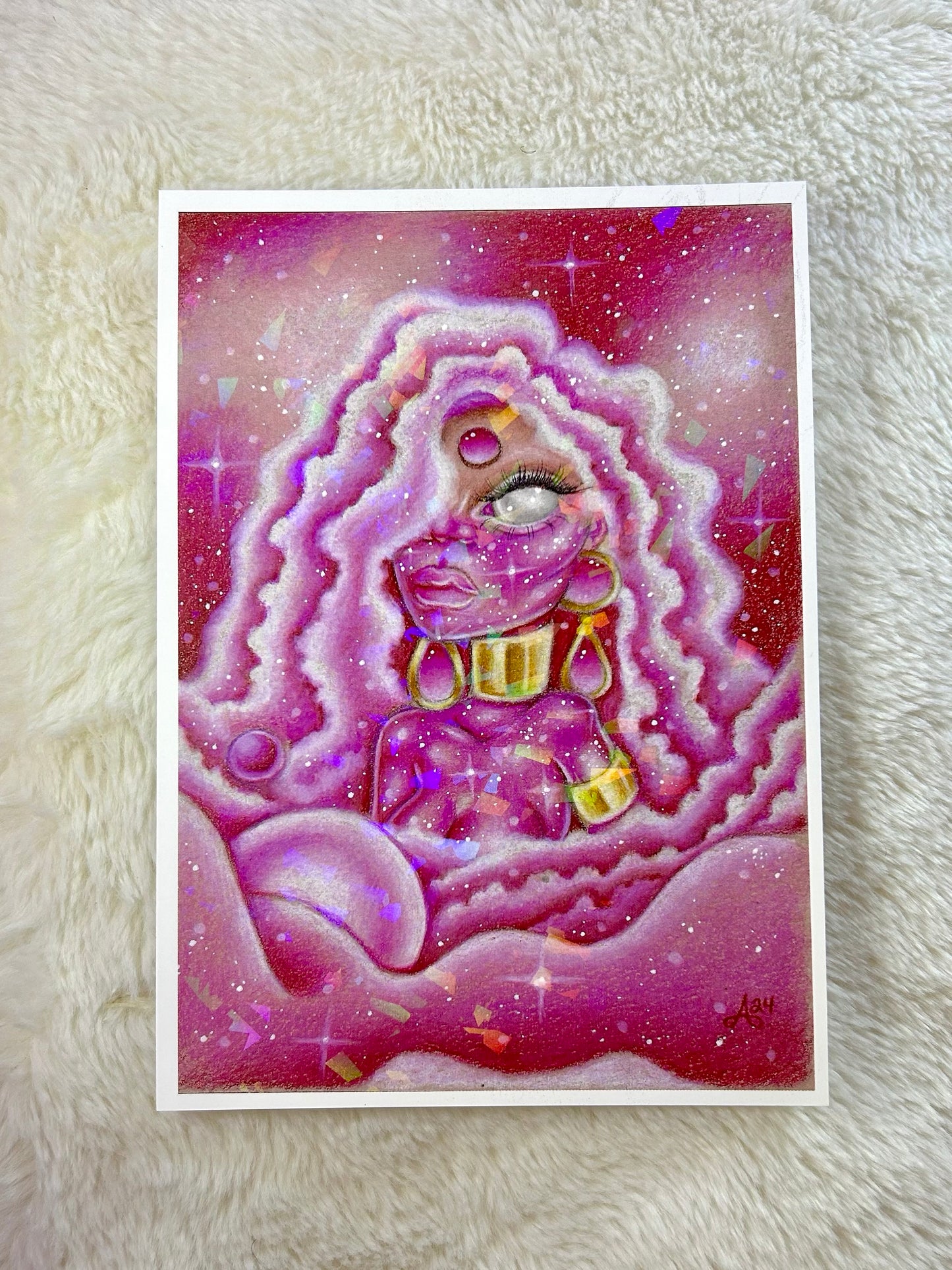 “Andromeda” Limited Edition HoloSparkle Art Print