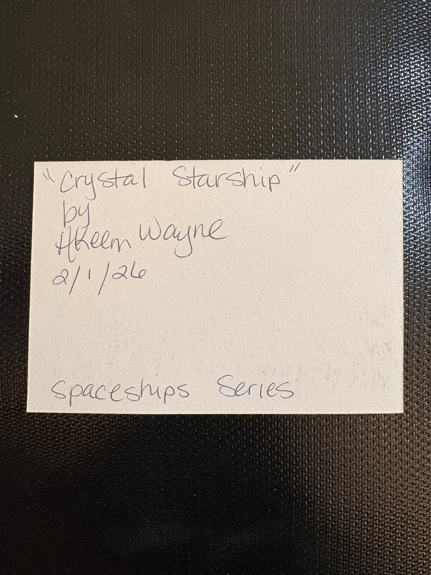 Crystal Starship