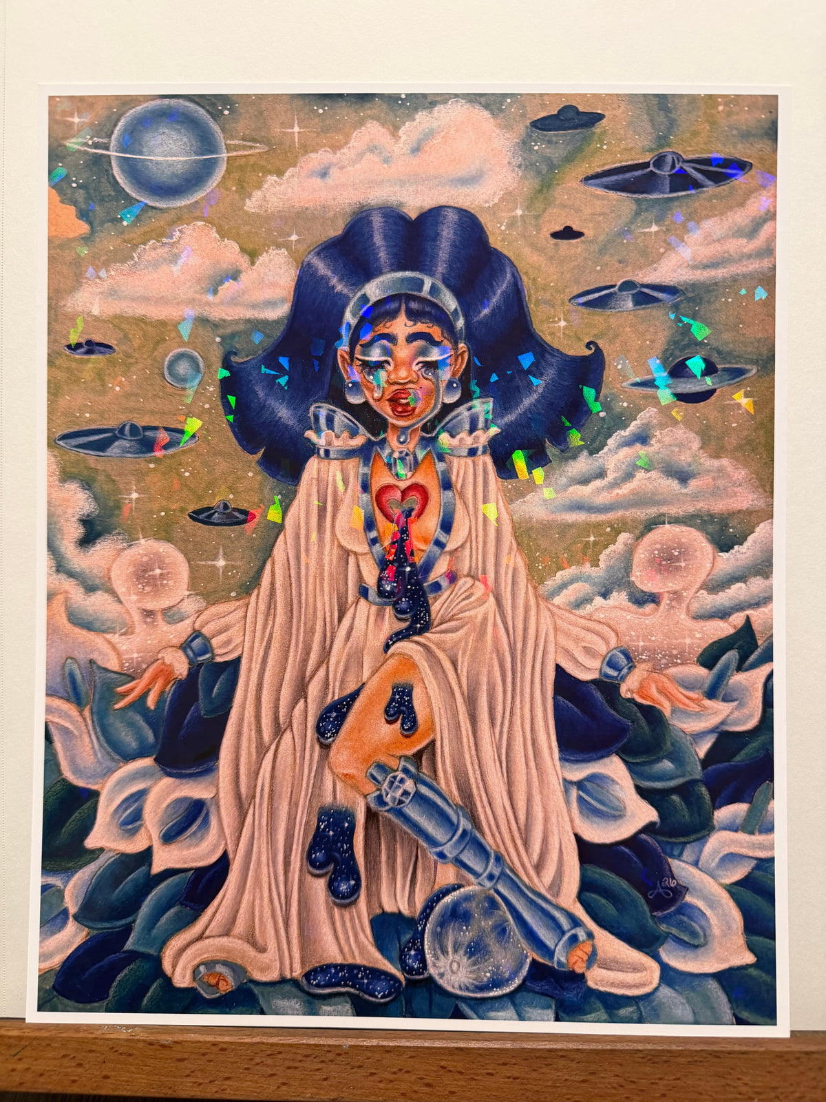 “Hope in Despair” Limited Edition Crystal Holographic Print