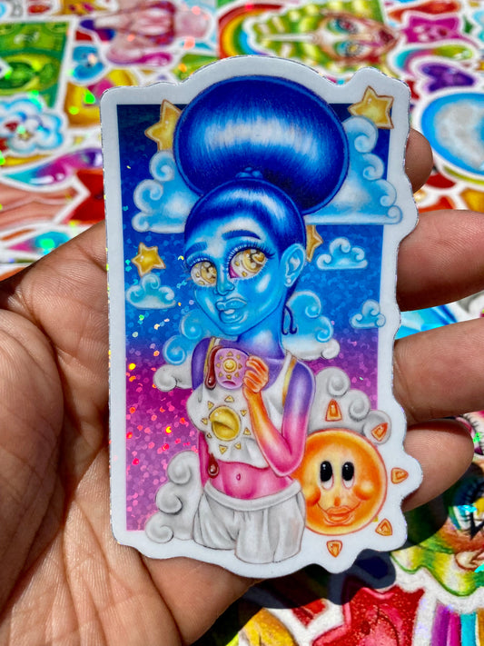 “Sunrise” Stardust Art Sticker